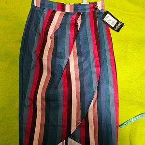 Collectif - Kalie Paradise Stripe Pencil Skirt